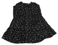 Černé lehké šaty s koňmi a podkovami M&S