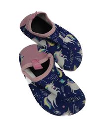 Tmavomodré boty do vody s jednorožci vel. 26/27