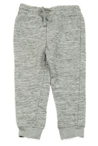 Šedé melírované tepláky Tu