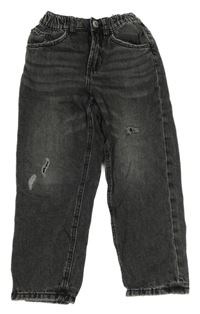 Černé rifle s prošoupáním Zara