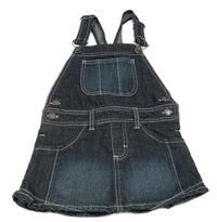 Tmavomodré riflové laclové šaty Kiki&Koko