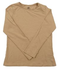Hnědé triko H&M