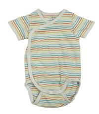 Bílo-barevné pruhované zavinovací body H&M