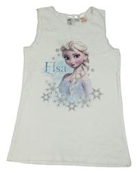 Bílá košilka s Elsou H&M