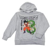 Šedá melírovaná mikina s Dragonball Z a kapucí DeFacto