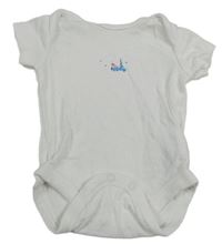 Bílé body s jeřábem Mothercare