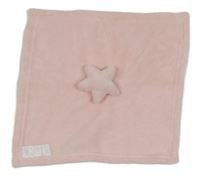 Světlerůžový plyšový usínáček s hvězdou DKNY