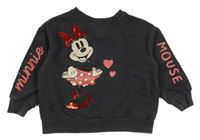 Tmavošedá mikina s Minnie George