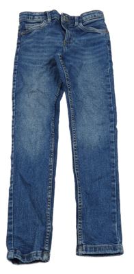 Tmavomodré skinny rifle Zara