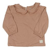 Starorůžové triko s límečkem M&S