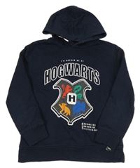 Tmavomodrá mikina s potiskem a kapucí - Harry Potter C&A