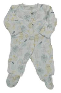 Bílý overal s obrázky Next