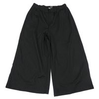 Černé žebrované culottes kalhoty Primark