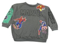 Tmavošedá mikina s Marvel George