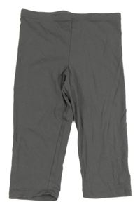 Tmavošedé crop legíny TCM 