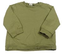 Khaki mikina H&M