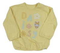 Žlutá mikina s nápisem a Daisy George