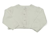 Bílý propínací svetr M&S