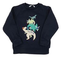 Tmavomodrá mikina s diny M&S