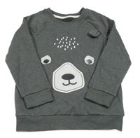 Šedá mikina s čumákem George