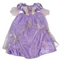 Kostým - Lila šaty s tylem - Locika - Na vlásku George