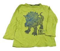 Světlezelené triko s dinem Kiki&Koko