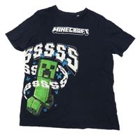 Tmavomodré tričko - Minecraft