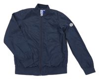 Tmavomodrý šusťákový bomber Jack & Jones