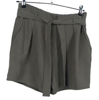 Dámské hnědé volné kraťasy s páskem River Island 