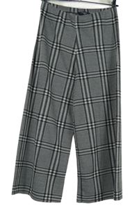 Dámské černo-bílé kostkované culottes kalhoty Primark 