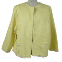 Dámský žlutý melírovaný cardigán M&S