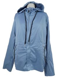 Pánská světlemodrá šusťáková bund s kapucí Manfinity 