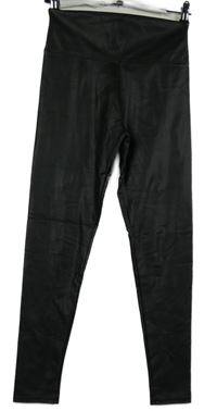 Dámské černé koženkové tregíny