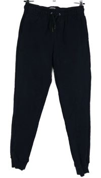 Pánské tmavomodré cuff tepláky George vel. 30-32