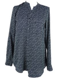 Dámská tmavomodrá puntíkovaná halenka Jones 