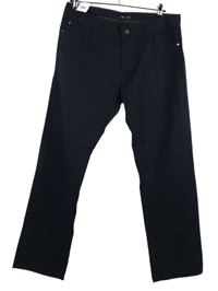 Nové - Dámské tmavomodré plátěné kalhoty TEX 