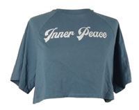 Dámské šedé crop tričko s nápisem Tally Weijl 