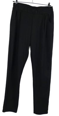 Dámské černé volné kalhoty Boohoo 