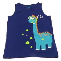 Tmavomodré tílko s dinosaurem Lupilu