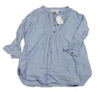 Nové - Světlemodrá halenková tunika H&M