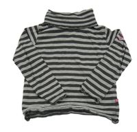 Černo-šedý pruhovaný rolák Topolino