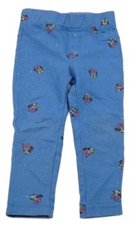 Modré tregíny s Minnie Disney
