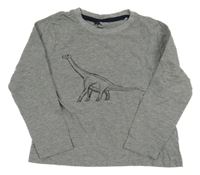 Šedé triko s dinem Lupilu