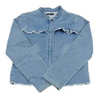 Modrá tepláková riflová bunda Reserved