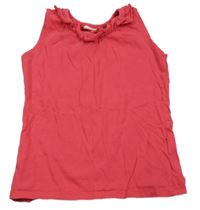 Růžový top s volánky Kids