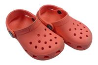 Korálové gumové nazouváky Crocs vel.25