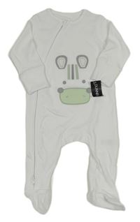 Nové - Bílý overal se zebrou Dunnes