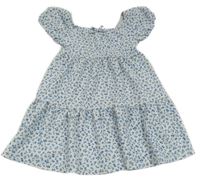 Bílo-modré květované šaty Primark