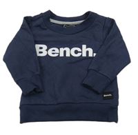 Tmavomodrá mikina s logem Bench