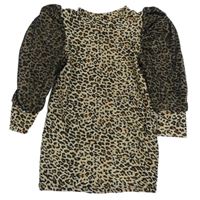 Béžovo-hnědo-černá halenka Shein